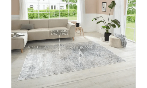 RugsDirect Online Modern MAYWAND 105060 Grey, Rose, Blue - Woven Rugs