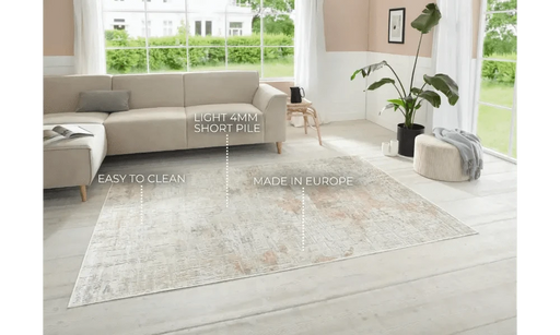 RugsDirect Online Modern MAYWAND 105061 Beige, Peach - Woven Rugs