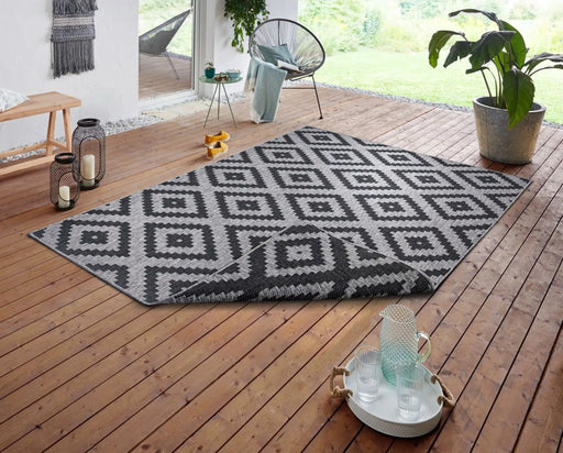 RugsDirect Online Modern Twin 105461 Malta Night Silver Rug - Woven Rugs