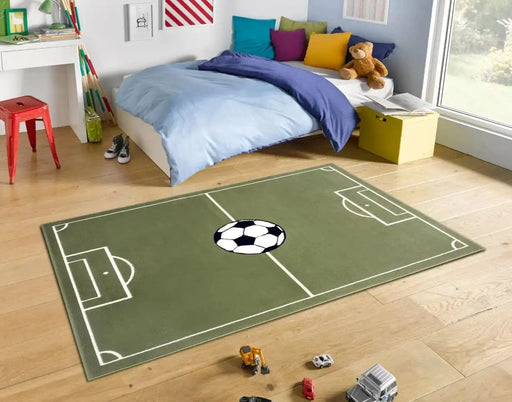 RugsDirect Online Kids Adventures Hanse Home 105526 Estadio Green Rug - Woven Rugs