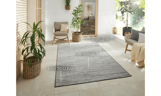 RugsDirect Online Modern Gemini 105543 Silver Indoor / Outdoor - Woven Rugs