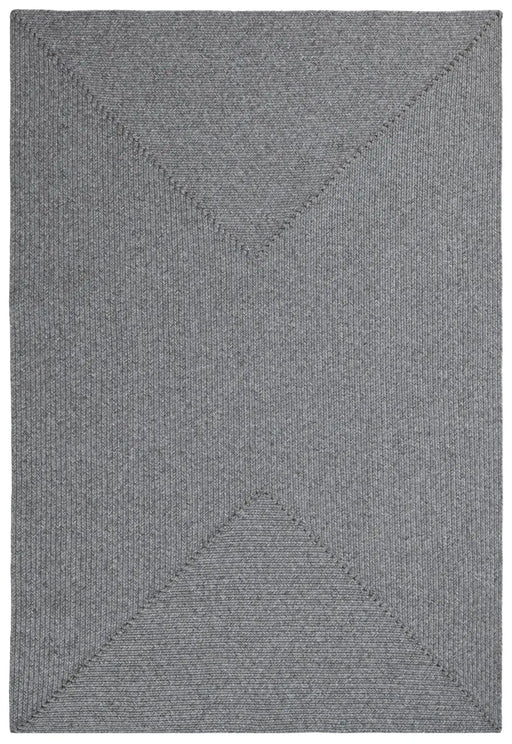 RugsDirect Online Plain/Nearly Plain Braided 105551 Trenzado Light Grey Rug - Woven Rugs
