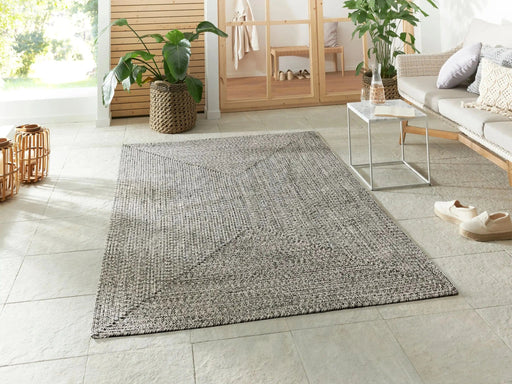 RugsDirect Online Plain/Nearly Plain 80cm x 150cm Rectangle Braided 105552 trenzado Melange Rug 4262377771808 - Woven Rugs