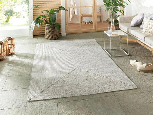 RugsDirect Online Plain/Nearly Plain 80cm x 150cm Rectangle Braided 105553 Trenzado Light Melange Rug 4262377771877 - Woven Rugs