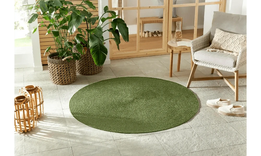 RugsDirect Online Modern Braided 105554 Green Indoor / Outdoor - Woven Rugs