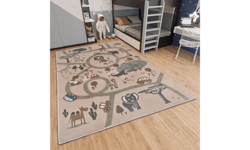 RugsDirect Online Modern Adventures 105972 Cream Brown Grey - Woven Rugs