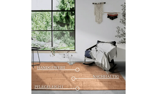 RugsDirect Online Modern Kollektion 1906 106181 Copper Brown - Woven Rugs