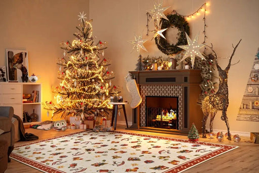 RugsDirect Online Traditional Toy`s Delight 106192 Red Multicolour - Woven Rugs