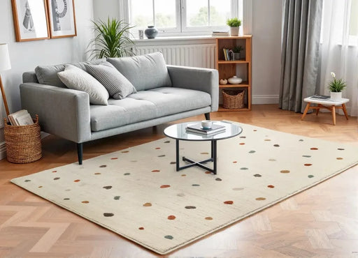 RugsDirect Online Modern Adventures 106210 Cream Multicolour - Woven Rugs