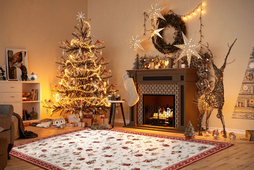 RugsDirect Online Traditional Toy`s Delight 106217 Red Multicolour - Woven Rugs