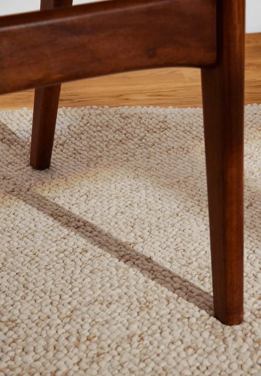 RugsDirect Online Plain Rocco 106228 Cream - Woven Rugs