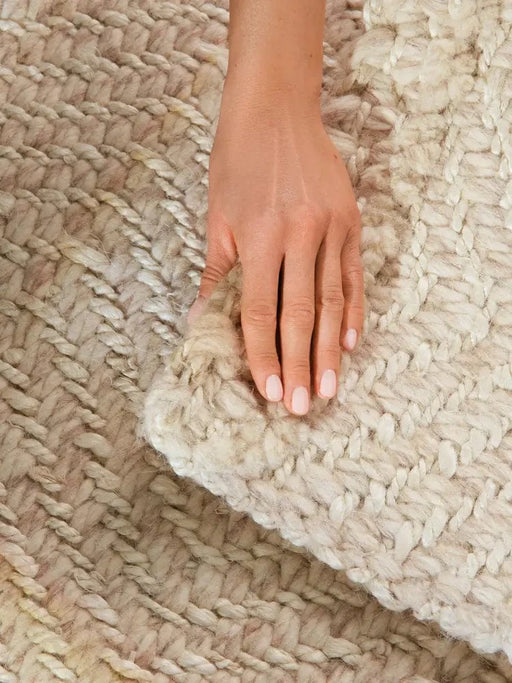 RugsDirect Online Scandi Majoli Natural White 106238 - Woven Rugs