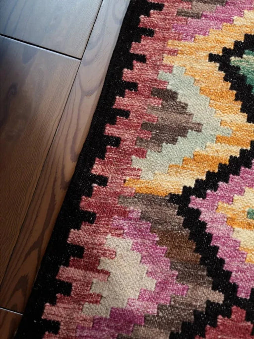 RugsDirect Online Scandi Kamal Black Multicolor 106239 - Woven Rugs