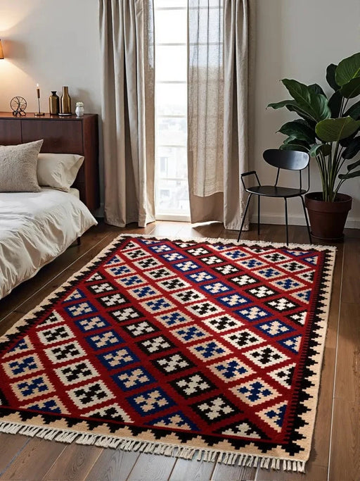 RugsDirect Online Scandi Kamal Cream Multicolor 106241 - Woven Rugs
