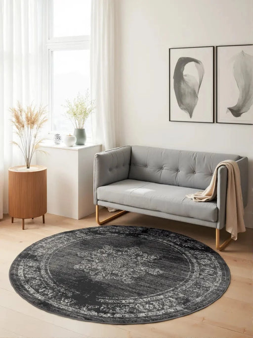 RugsDirect Online Plain Gloria 106253 Grey - Woven Rugs