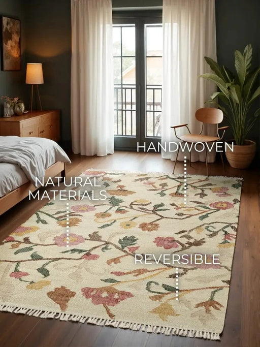 RugsDirect Online Scandi Roya Cream Multicolor 106259 - Woven Rugs