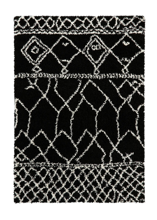 Think Rugs Rugs Rectangle / 120 x 170cm Scandi Berber G276 Black White 5056331406566 - Woven Rugs