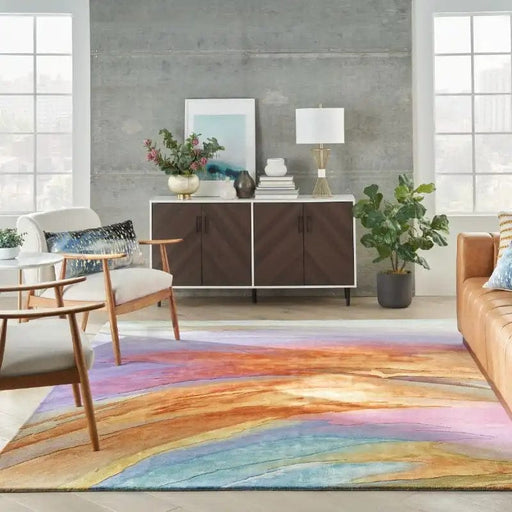 Nourison Rugs Prismatic PRS25 Multicolour - Woven Rugs