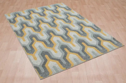 Asiatic Rugs Nova NV14 Geo Yellow - Woven Rugs