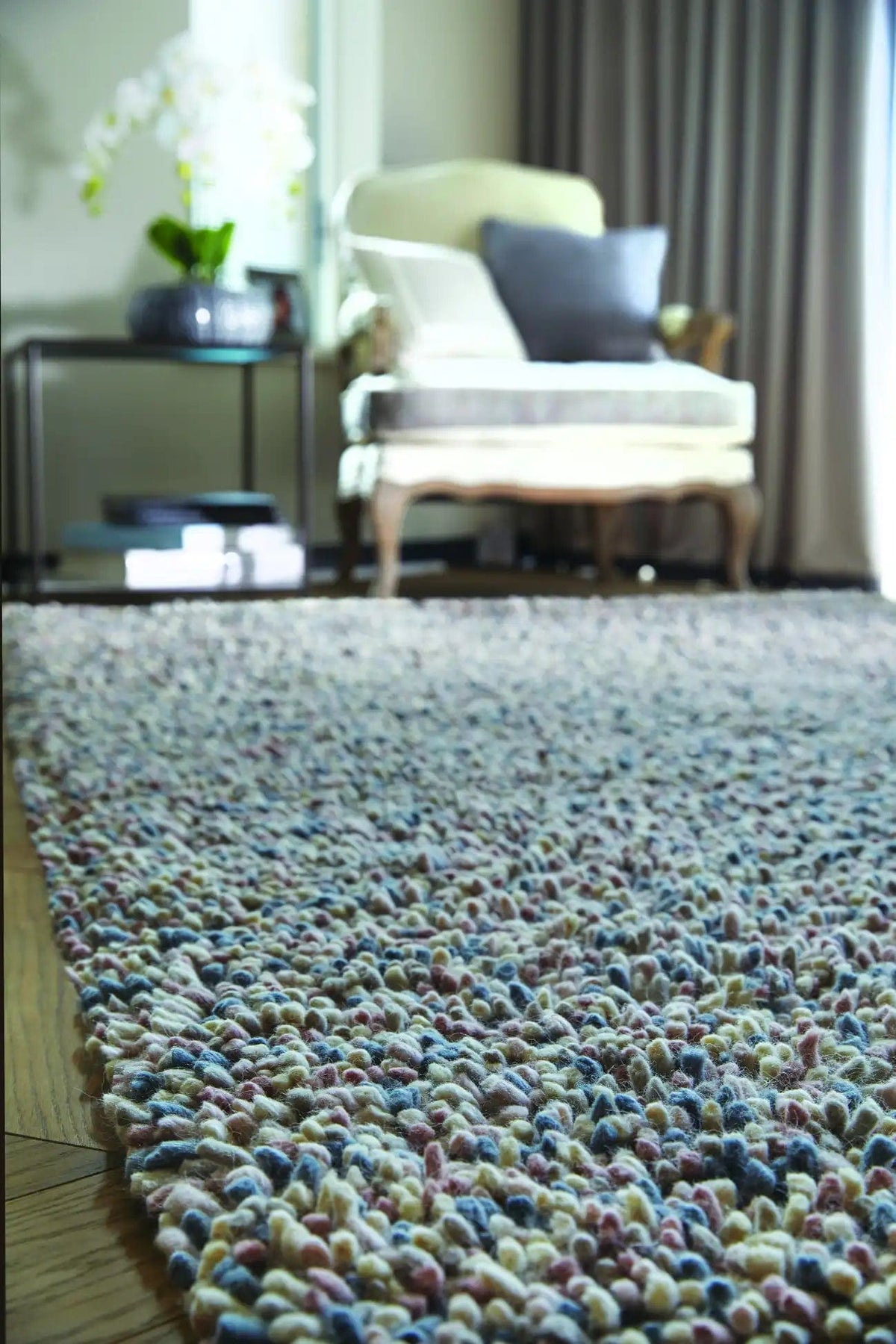 Rocks Shaggy Pastel — Woven Rugs