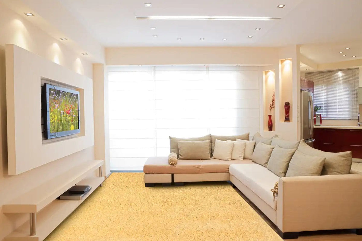 ritchie yellow rug — Woven Rugs