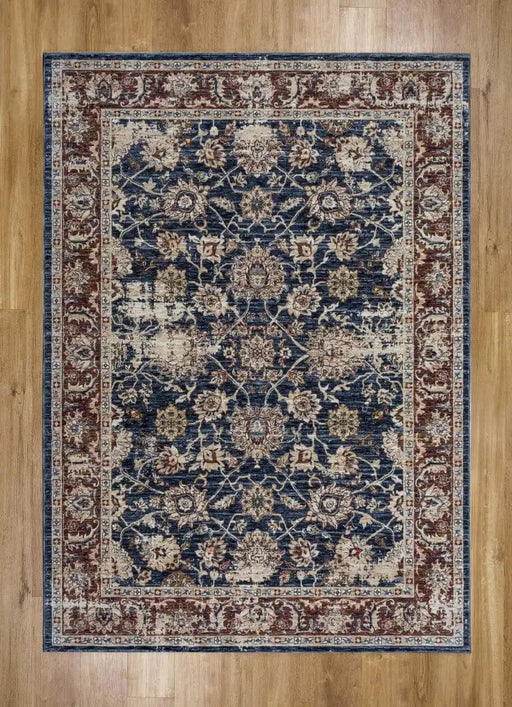 Mastercraft Rugs Alhambra 6549A Dark Blue Dark Blue - Woven Rugs