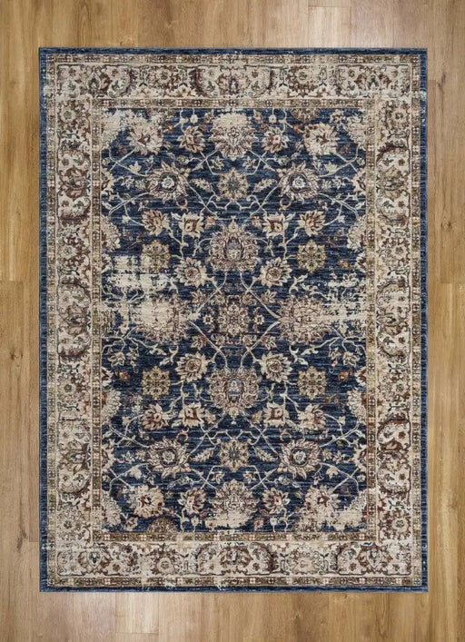 Mastercraft Rugs Alhambra 6549A Light Blue Dark Blue - Woven Rugs