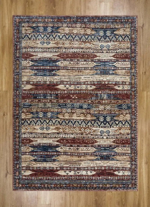 Mastercraft Rugs Alhambra 6576A Ivory Red - Woven Rugs