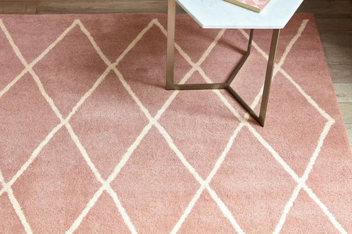 Asiatic Rugs Albany Diamond Pink - Woven Rugs