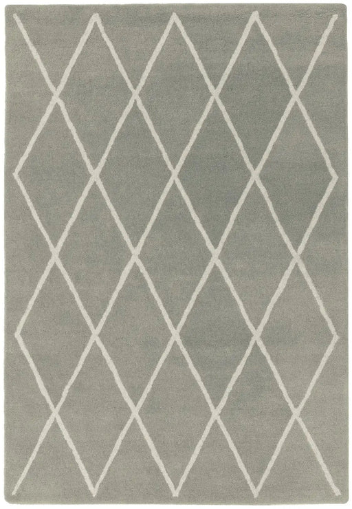 Asiatic Rugs Albany Diamond Silver - Woven Rugs