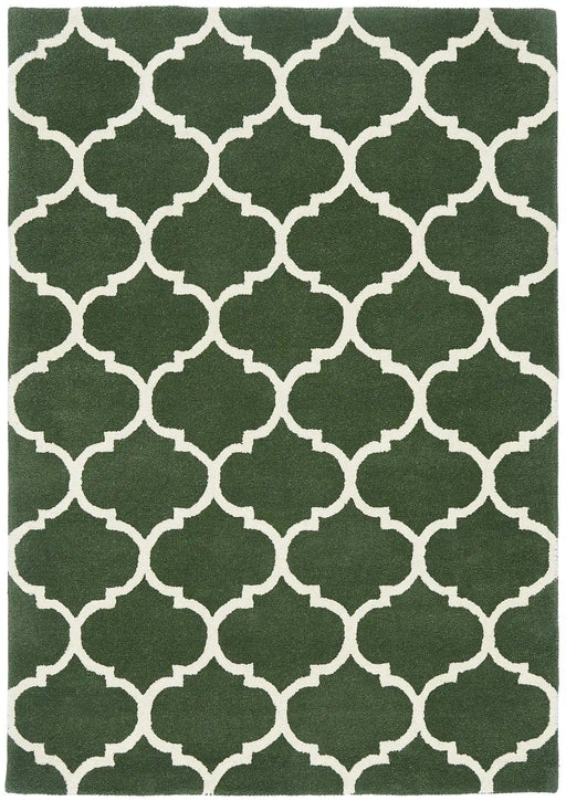 Asiatic Rugs Albany Ogee Green - Woven Rugs