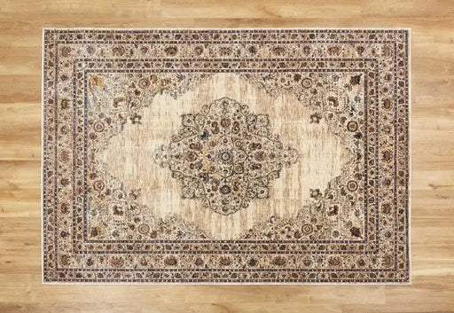 Mastercraft Rugs Alhambra 6345 C Ivory Beige - Woven Rugs