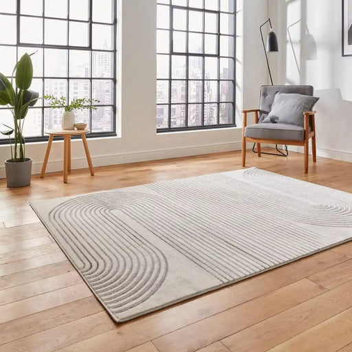 Think Rugs Rugs Apollo Think 2683 Grey Ivory - Woven Rugs