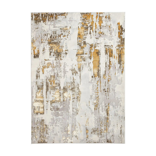 Think Rugs Rugs Apollo Think GR579 Grey Gold - Woven Rugs