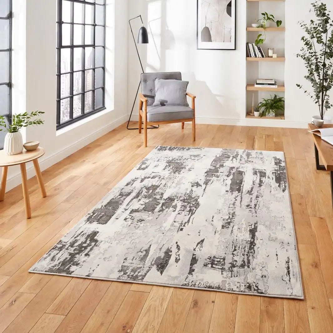 Apollo 11 Rug Apollo Think GR579 Grey Ivory — Woven Rugs