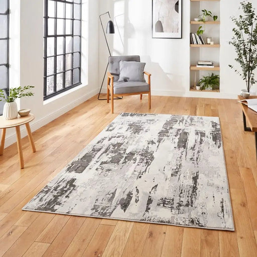 Think Rugs Rugs Apollo Think GR579 Grey Ivory - Woven Rugs