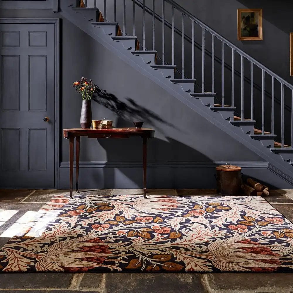 Artichoke 127103 Amber Charcoal Rug — Woven Rugs