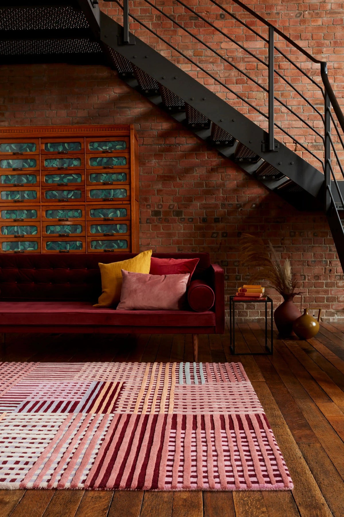 Aspect Red Multi — Woven Rugs