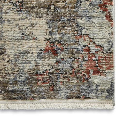 Think Rugs Rugs Athena 18597 Grey/Terra - Woven Rugs