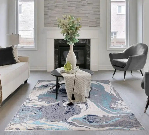 Asiatic Rugs Aurora AU18 Ocean - Woven Rugs