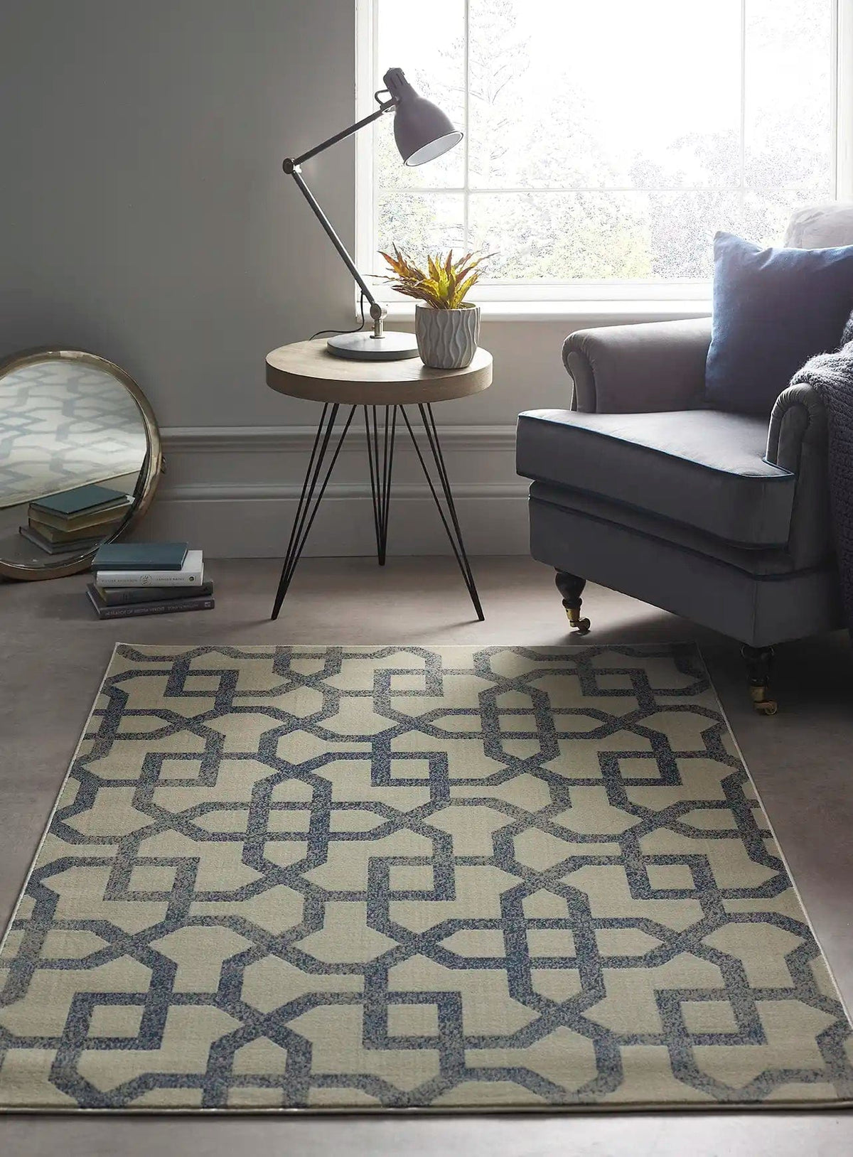Origins Avanti Cream/Blue — Woven Rugs