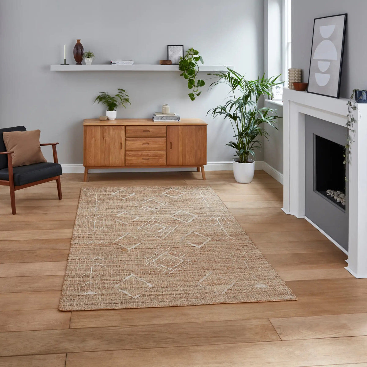 Bazaar Jute 24831 Natural — Woven Rugs