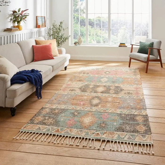 Miltu Raugs Bazaar Jute 23430 Multi — Woven Rugs