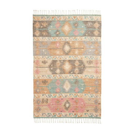 Think Rugs Rugs Bazaar Jute 23430 Multi - Woven Rugs