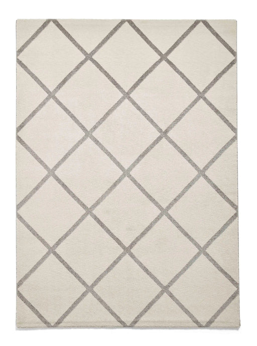 Think Rugs Rugs Brooklyn BRK35 Cream Grey - Woven Rugs