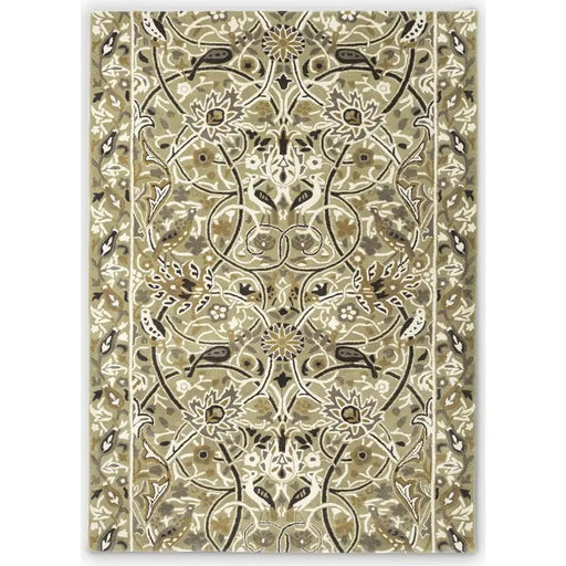 Morris & Co. Rugs Bullerswood 127301 Stone Mustard Rug - Woven Rugs