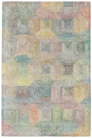 Asiatic Rugs Rectangle / 120 x 170cm Camden Cream Multi 5031706654933 - Woven Rugs