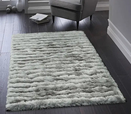 Origins Rugs Carved Glamour Silver - Woven Rugs