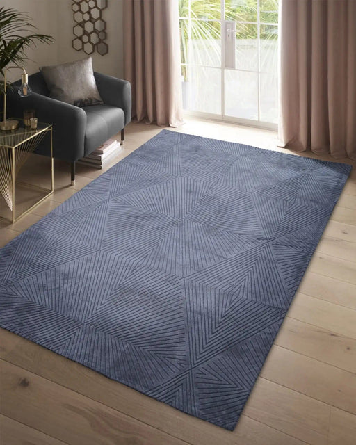 Clarke & Clarke Rugs Blaize Blue Twilight - Woven Rugs