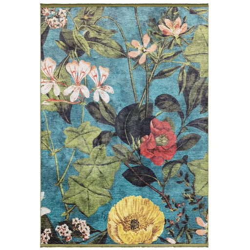 Clarke & Clarke Rugs Passiflora Kingfisher - Woven Rugs